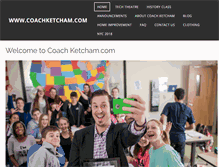 Tablet Screenshot of coachketcham.com